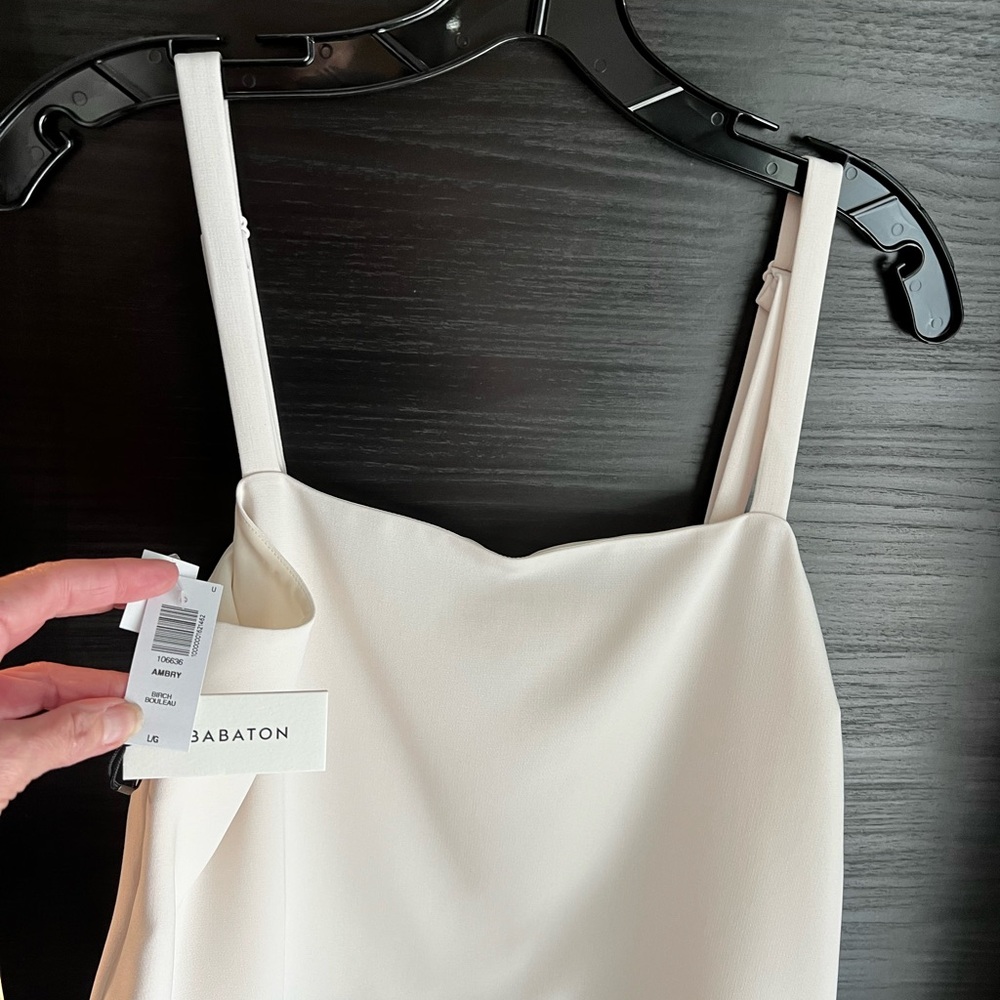 Babaton Ivory Strappy Top